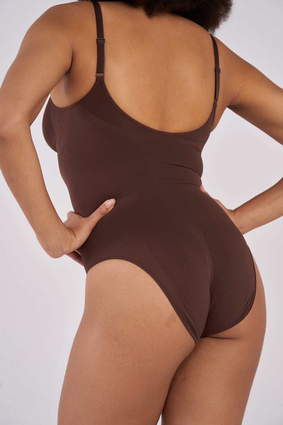 Power Contour Bodysuit Mid-Thigh with Open Gusset – Kynn Confidence Wear